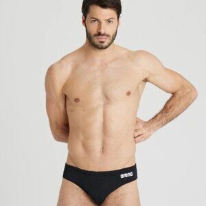 Arena Brand Team Solid Swim Brief - Black
